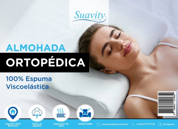 Almohada con tecnología NASA (Suavity Ortopédica)