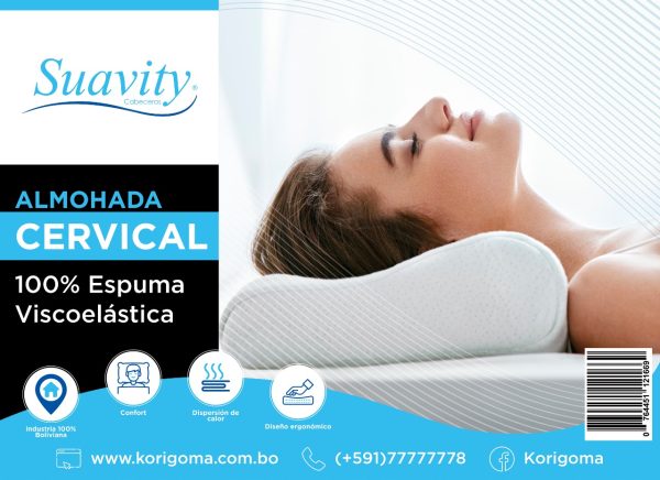 Almohada con tecnología NASA (Suavity Cervical)